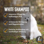 Produktvorteile-White-Shampoo-Hundeshampoo-helles-Fell