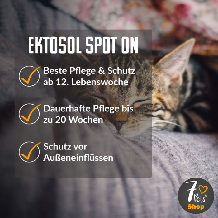 Ektosol Spot on Pflege für Katzen Produktvorteile