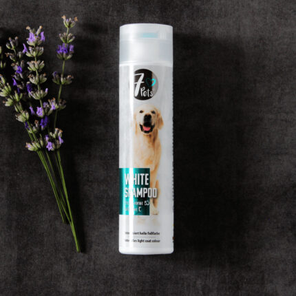 white Shampoo für Hunde mit hellem-Fell