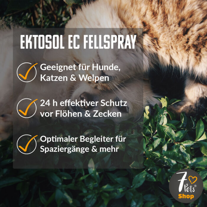Ektosol EC Fellspray gegen Zecken & Flöhe Produktvorteile